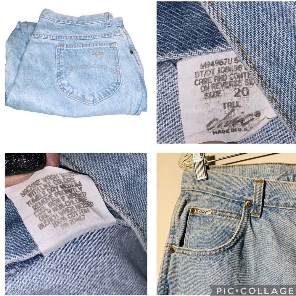 Chic high rise Vintage jeans tag 20 ( 34 X 30 ) - Picture 10 of 11